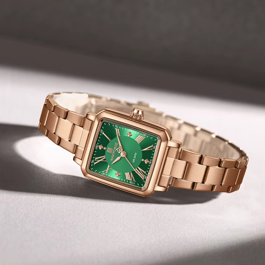 NAVIFORCE Armbanduhr Edelstahl, Roségold, Quarz, Analoguhr, Damen - Bild 4