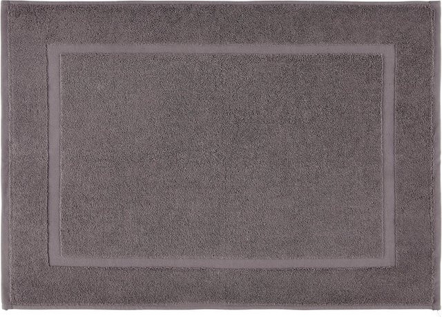 Badematte Modern Living Melanie in Grau und Anthrazit aus Baumwolle, B/T: 50 x 70 cm - Bild 1