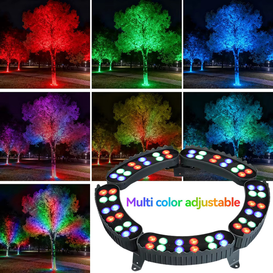 5er-Pack Arbrac LED-Rasenstrahler in Warmweiß für Garten und Terrasse, IP65 wetterfeste Baumumarmungsleuchte für Außenbereiche - Bild 5