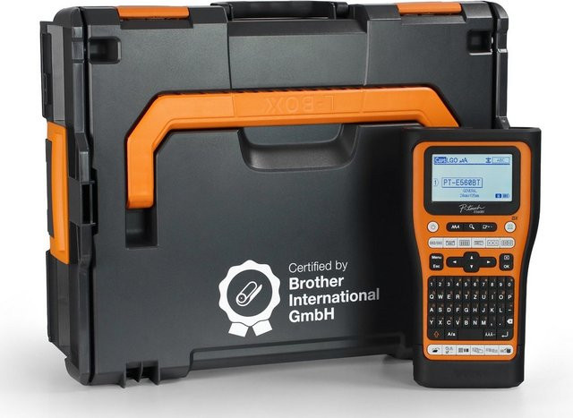 Brother P-touch E560BT Bluetooth Beschriftungsgerät mit L-BOXX 136 Systemkoffer und USB-C Anschluss - Bild 1