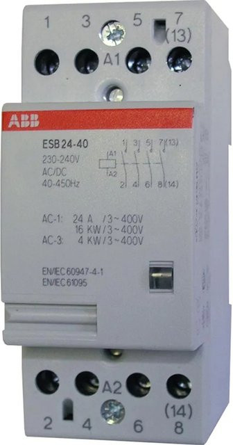 ABB Installationsschütz 25 A grau - Bild 1