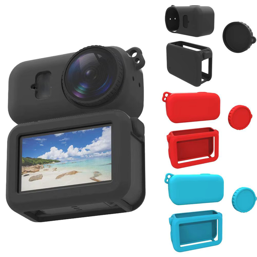 DJI OSMO NANO Silikon Schutzhülle Set mit Objektivabdeckung für vollen Kamera-Schutz - Bild 2