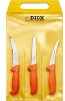DICK ErgoGrip Messersatz Jagd und Outdoor, 3-teilig, orange - Bild 1
