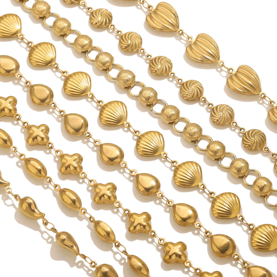 Aiovlo Halskette Edelstahl, Gold, Damen - Bild 1
