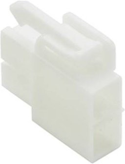 Molex Buchsengehäuse-Kabel 2-polig in Weiß - Bild 1