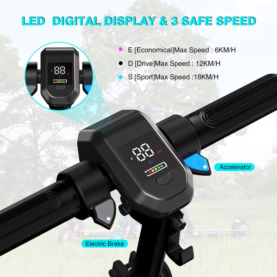 RCB KIDS R12 PRO Elektro Scooter, ab 6 Jahre - Bild 4