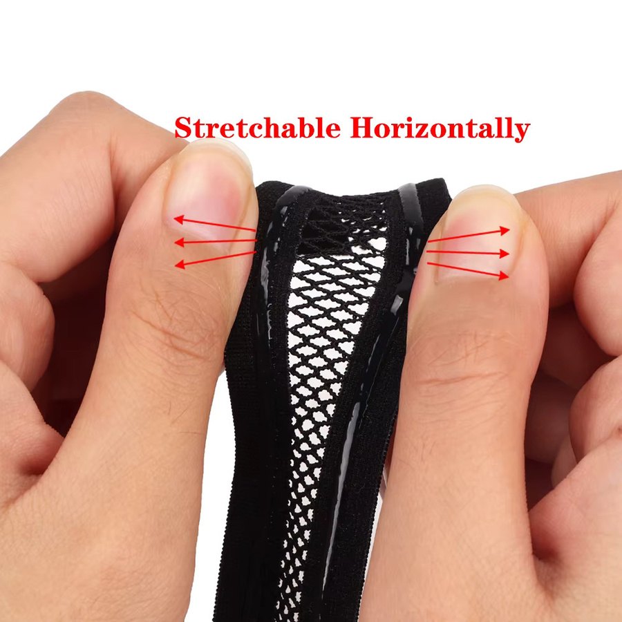 plussign Silikon Anti Slip Mesh Gummiband für Perücken, Unisex - Bild 5