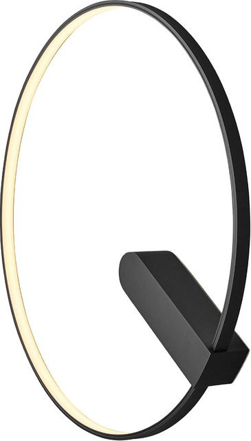 Holtkötter Circular LED-Wand- und Deckenleuchte in Schwarz mit warmweißem Licht (2700K) - Bild 1