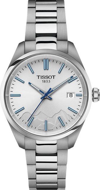 Tissot Damenuhr Classic Contemporary Special Edition, Quarz, Edelstahl, 34 mm, Weiß - Bild 1