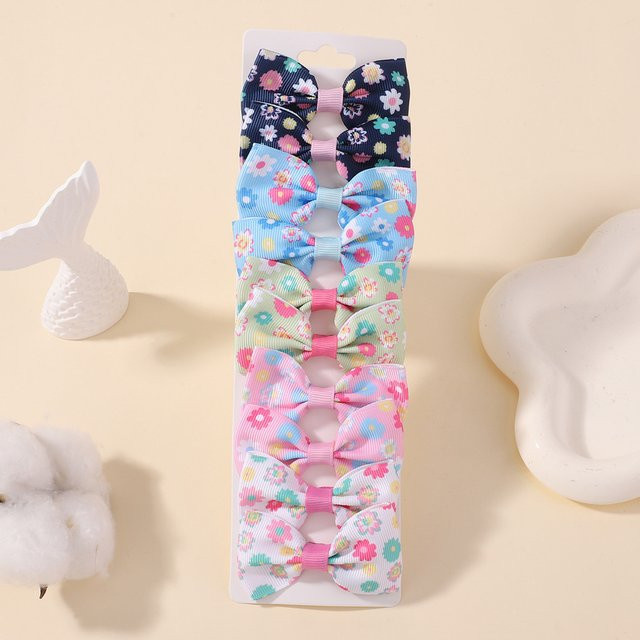 BABY BOWS Haar Clip, Floral, Ripsband, Kinder - Bild 1