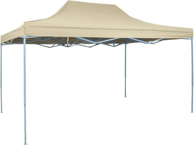 vidaXL Party-Zelt aus Oxford-Stoff und Stahl in Creme B/T/H: 291 x 431 x 315 cm - Bild 1