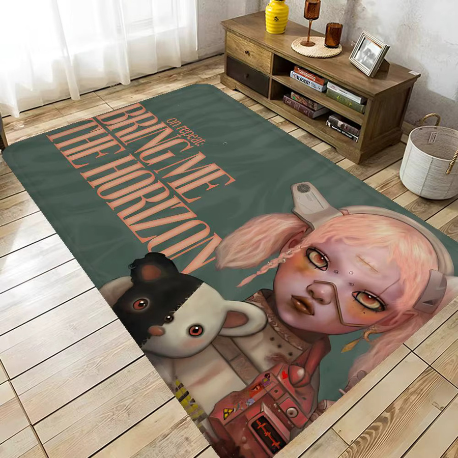 Potdemiel Eingangstürmatte im nordischen Stil, Grafik-Fußmatte in Multicolour, B/B: 60 x 40 cm - Bild 2