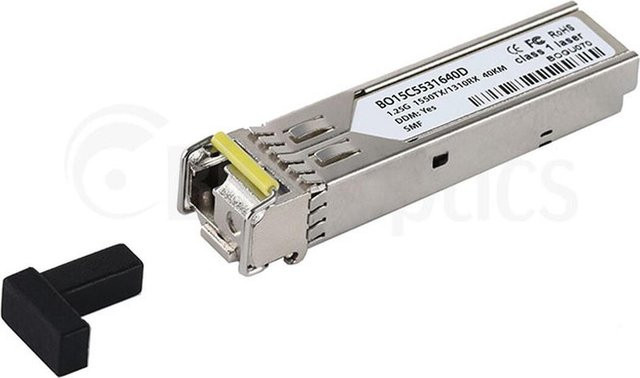 BlueOptics TN-SFP-LXB42-BO Netzwerk-Transceiver-Modul Faseroptik in Silber mit 1250 Mbit/s - Bild 1