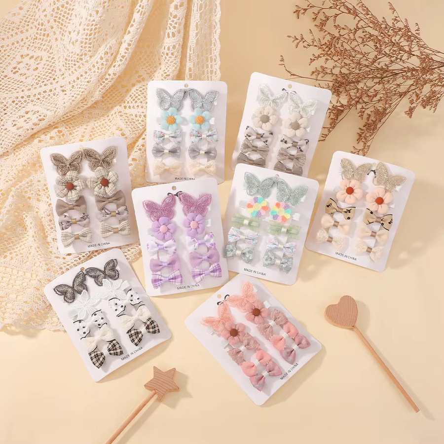 BABY BOWS Blumen Haar Clips, 10er-Set, Kinder - Bild 1