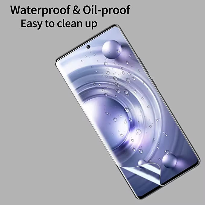3er Pack Hydrogel Display Schutzfolie für Vivo Y76 5G, Y72 5G, Y75 5G, Y31, Y53S 4G und Y53t 5G, transparent - Bild 2