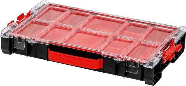 Qbrick System Organizer Pro 100 Organizer aus Kunststoff, transparent, B/T/H: 45,2 x 29,6 x 7,9 cm - Bild 1