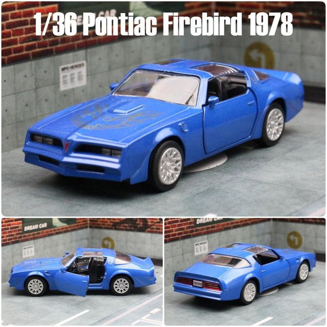 Rmz City Pontiac Firebird, Spielzeugauto, 1:36, blau, ab 14 Jahren - Bild 1