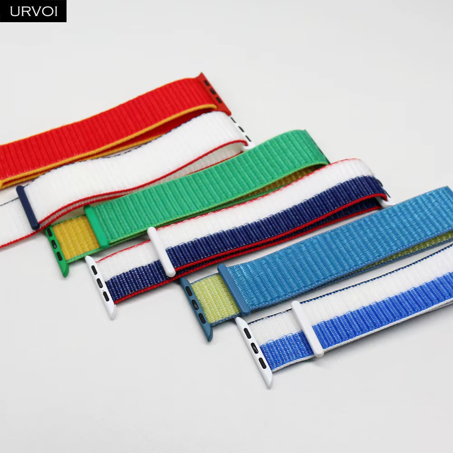 URVOI Uhrenarmband Nylon, Klettverschluss, 46 mm, 49 mm - Bild 2