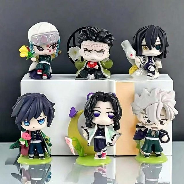 Bandai Demon Slayer Figuren-Set, Q-Version, Kunststoff, Bunt / Mehrfarbig - Bild 1