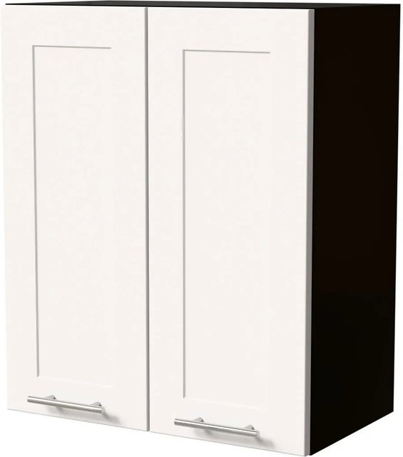Feldmann-Wohnen Hängeschrank Oslo Küchenschrank mit Soft-Close-Türen, Schwarz/Weiß Matt, B/T/H: 60 x 32,5 x 72 cm - Bild 1