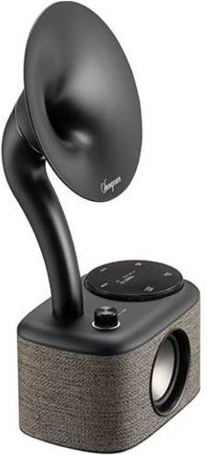 Sangean CP-100D Gramophone Tischradio mit DAB+, UKW, Bluetooth, USB und Touchscreen in Grau - Bild 1