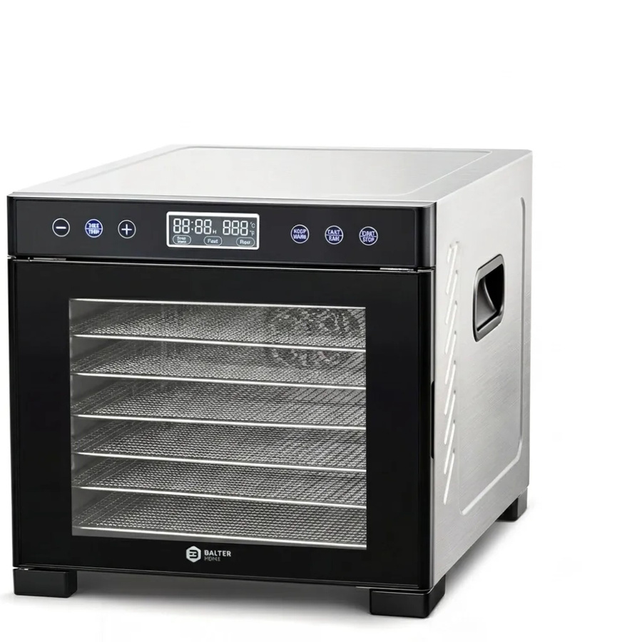 Balter Dörrautomat Edelstahl in Silber mit 7 Etagen, 600 W, LED-Display und Temperaturregelung - Bild 2