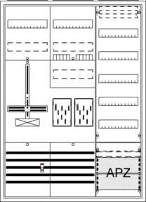 Striebel & John Verteilerkasten APBKE-IA372Z1S1V5A2 BA37FN Aufputzverteiler in Weiß - Bild 1