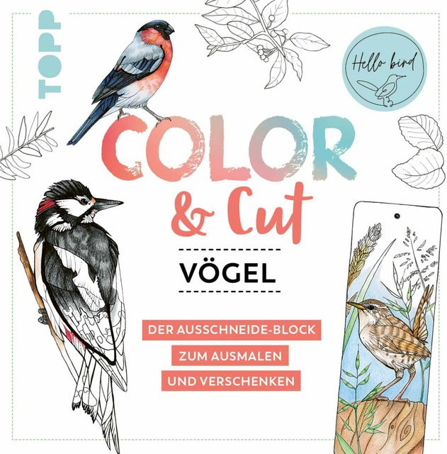 Frech Verlag TOPP Color & Cut Vögel Lern- und Kreativspielzeug - Bild 1