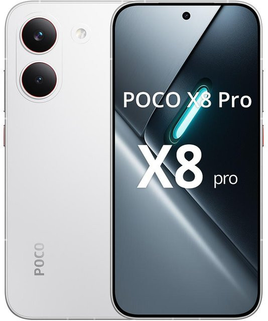 Xiaomi POCO X8 Pro Smartphone 8 GB RAM 256 GB Speicher Weiß mit 5G, NFC und Android - Bild 1