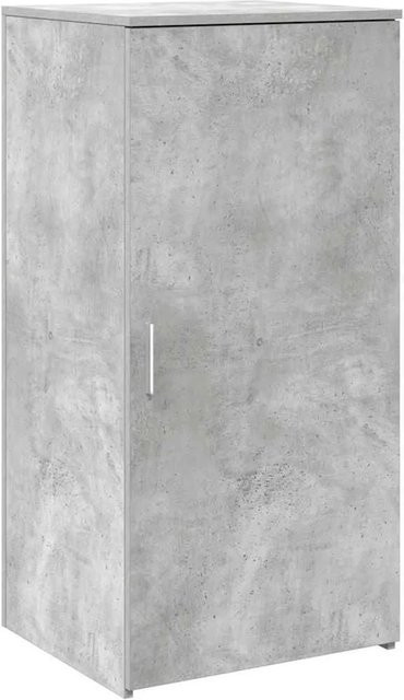 vidaXL Lagerschrank in Betongrau mit Schwenktüren und Regalböden aus MDF, B/T/H: 50 x 45 x 103,5 cm - Bild 1