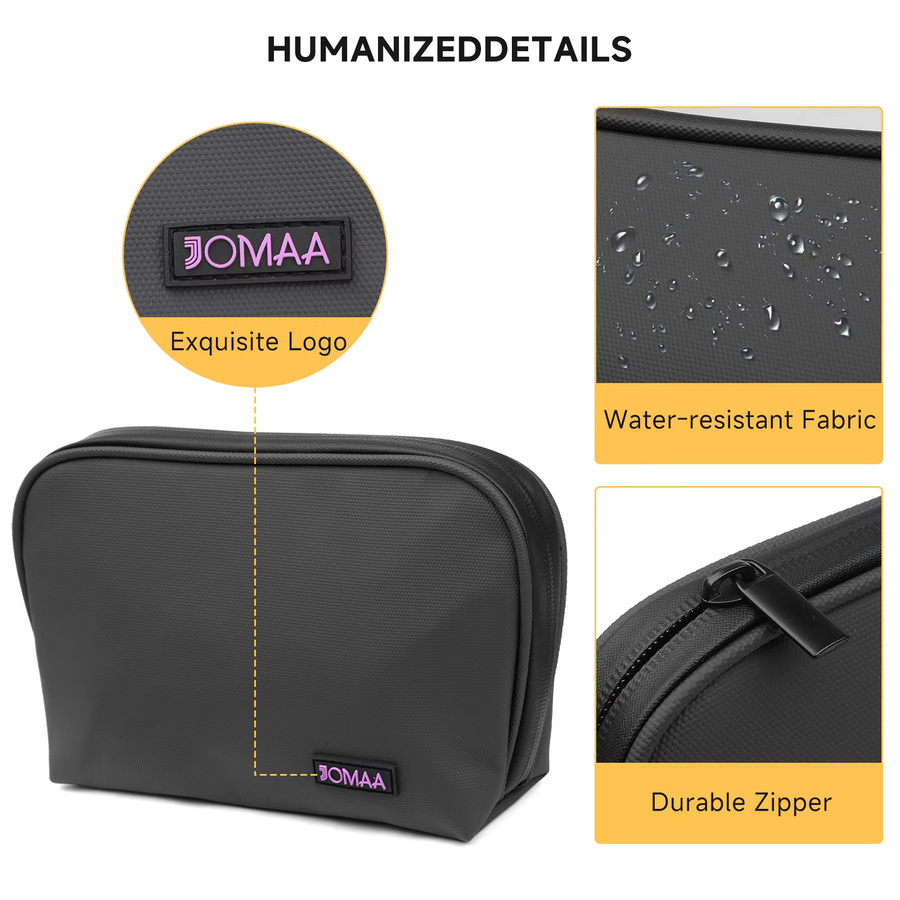 JOMAA Tastaturtasche in Schwarz mit Netztasche für faltbare Tastaturen und Zubehör - Bild 5