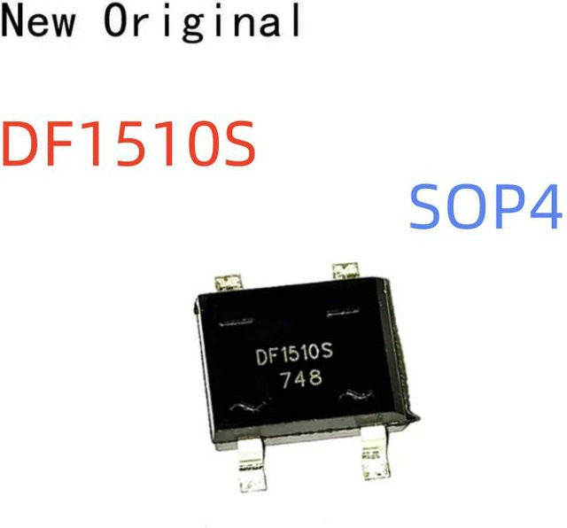 Df1510S Sop4 Brückengleichrichter 1,5 A in Schwarz - Bild 1