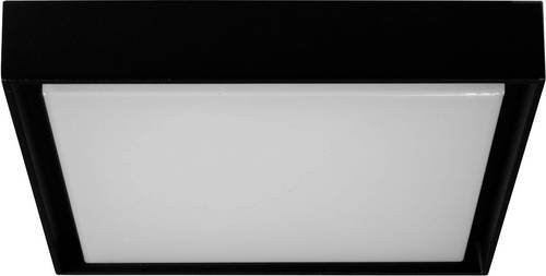 Brumberg LED-Wandleuchte Schwarz IP54 14W Warmweiß Quadratisch - Bild 1