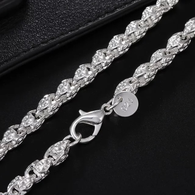 URMYLADY Halskette 925 Silber, Wasserhahn, Unisex - Bild 1