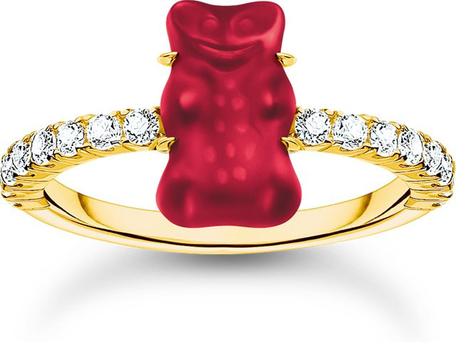 Thomas Sabo Ring, 925 Silber, Gold, Damen - Bild 1