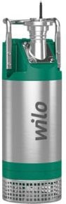 Wilo Schmutzwasser-Tauchmotorpumpe Padus PRO M05/T015-540/O in Silber, 1,5 kW, 400 V, Storz C - Bild 1