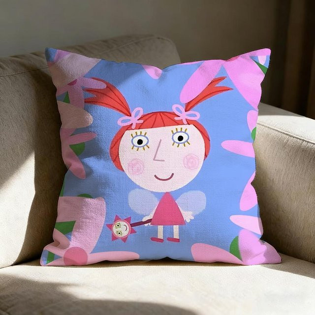 Ben und Holly's Kleines Königreich Kissenbezug von JMG Clothing, blau, beidseitig bedruckt, B/T/H: 60 x 60 x 0 cm - Bild 1