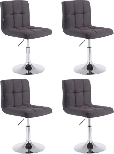 CLP 4er Set Lounger Palma Liegestühle aus Stoff in Schwarz - Bild 1