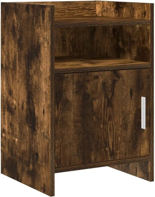 vidaXL Nachttisch aus Holzwerkstoff in Geräucherte Eiche, modern, B/T/H: 40 x 36 x 60 cm - Bild 1