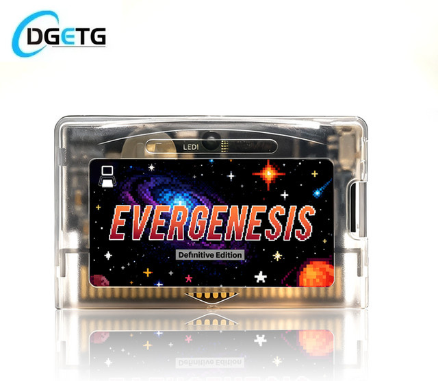 EZODE Game Card Definitive Edition GBA Flash-Karte für GBA SP, GBM, IDS, NDS und NDSL in Transparent mit 32 GB Speicherplatz - Bild 1