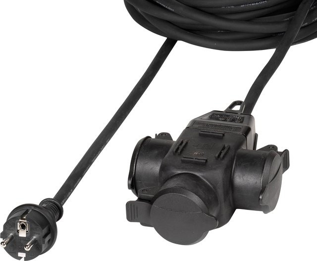 Vivanco Outdoor Verlängerungskabel Schwarz (61154) - Bild 1