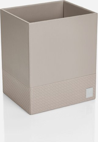 Abfalleimer JOOP! BATHLINE in Taupe/Beige/Grau mit Holzdekor - Bild 1