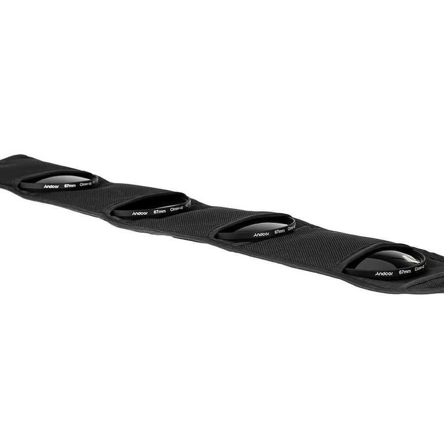 Andoer Makro-Nahaufnahmefilter-Set mit Aufbewahrungstasche, 67 mm, Schwarz - Bild 2
