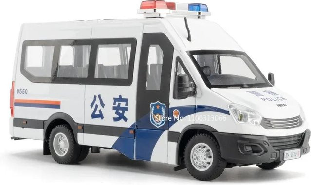 YiWeiKe QiaoZhiBaDun Polizeiauto, Modellfahrzeug, 1:24, Licht und Ton, ab 14 Jahren - Bild 1