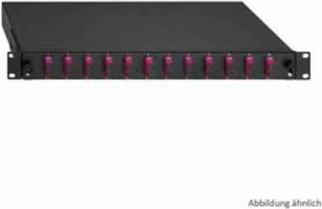 Rutenbeck LWL-Spleißbox 6 Port SC-D OS2 in Grün und Schwarz, 1 HE - Bild 1
