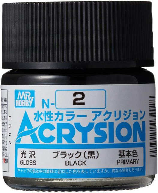 Mr Hobby Acrysion Black, 10 ml - Bild 1