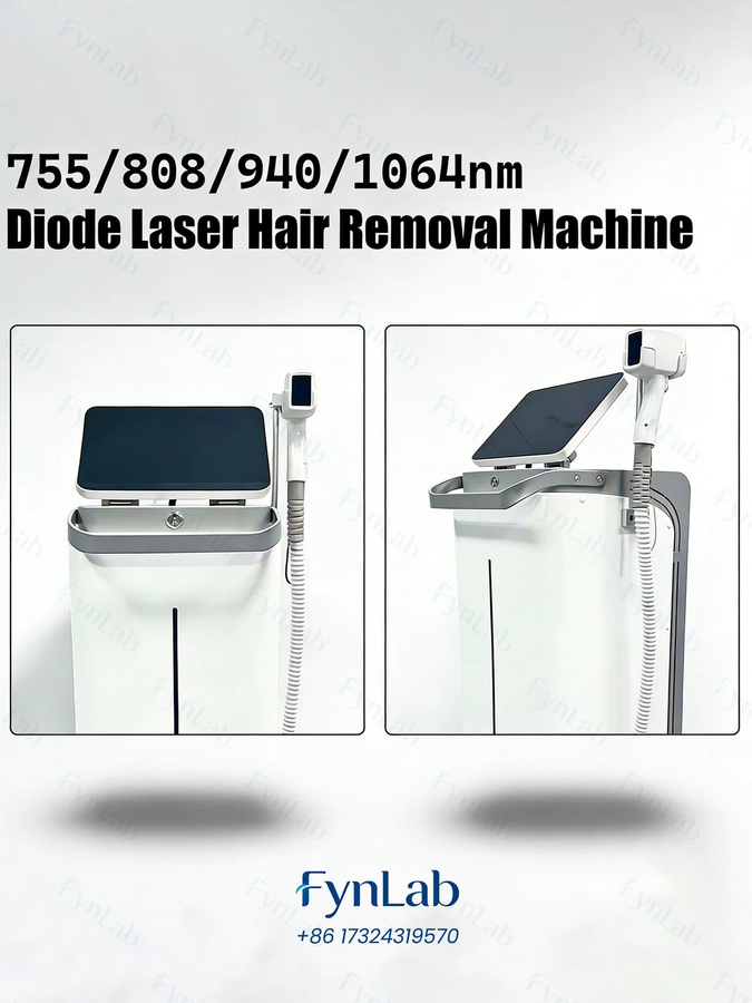 LINGKUN Diodenlaser-Haarentfernungsgerät, 4 Wellenlängen, Unisex, Weiß - Bild 1