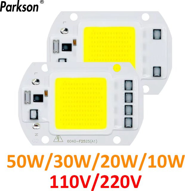 PARKSON COB LED Chip für DIY Flutlicht und Scheinwerfer, Weiß, 230V - Bild 1