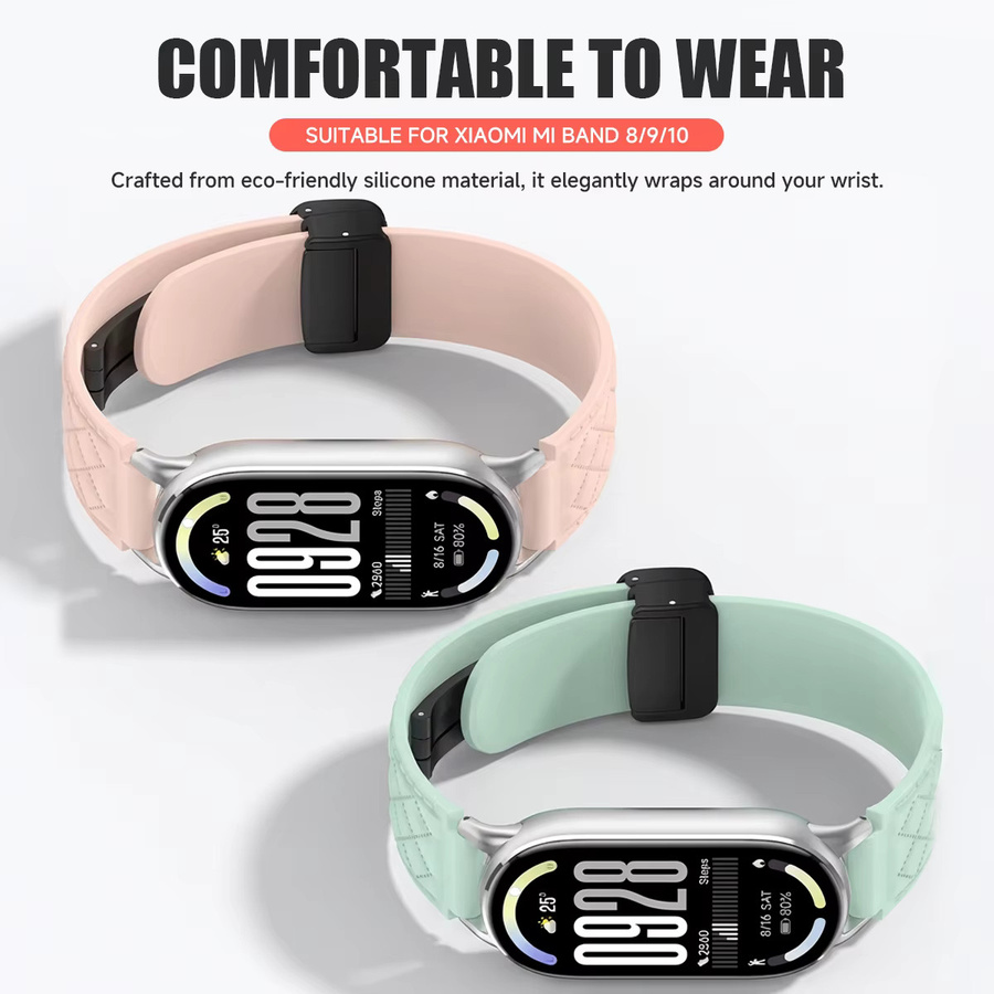 FancyWrist Smartwatch Ersatzarmband, Silikon, Roségold, Unisex - Bild 4