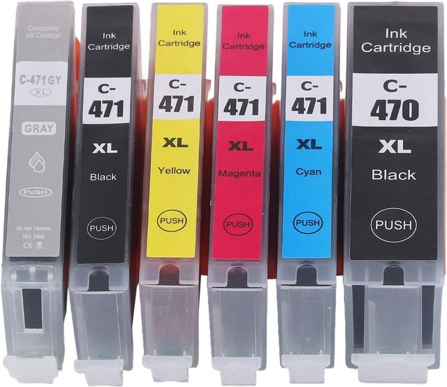 Canon Tintenpatrone Multicolor für PIXMA MG5740 MG6840 MG7740 TS5040 TS6040 TS8040 6 Farben - Bild 1